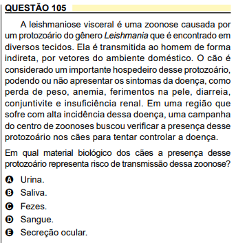 exemplo de questao do enem (questao 105)